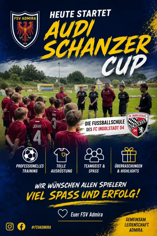 Heute geht’s los! 💙🤍💛