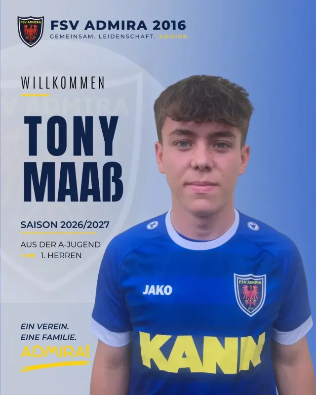 Willkommen im Männerbereich, Tony! 💙🤍💛