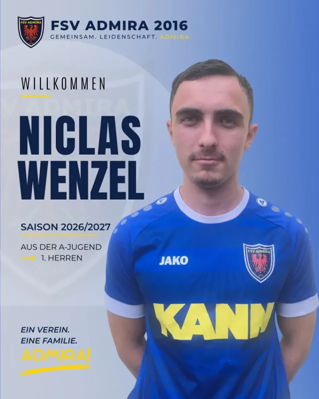 Willkommen im Männerbereich, Niclas! 💙🤍💛