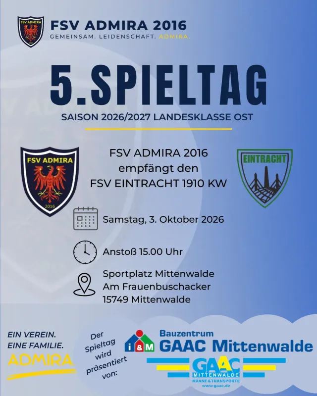 DERBYTIME IN MITTENWALDE! 💙🤍💛