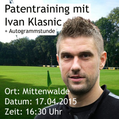 Ivan Klasnic zu Besuch in Mittenwalde