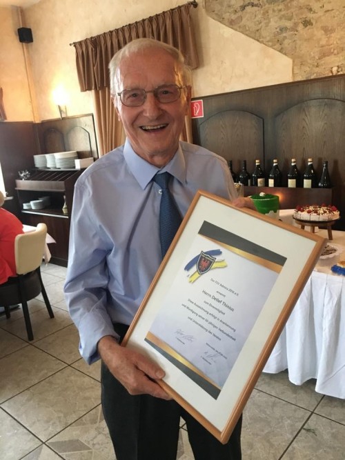 Detlef Thinius - Neues Ehrenmitglied!