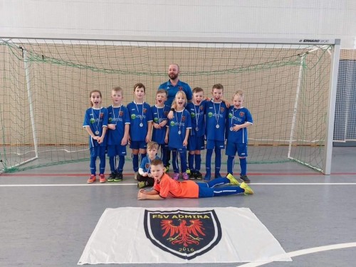 F-Junioren beim Hallenturnier der SG Aufbau Halbe