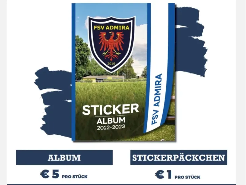 Erste Stickeralben sind voll