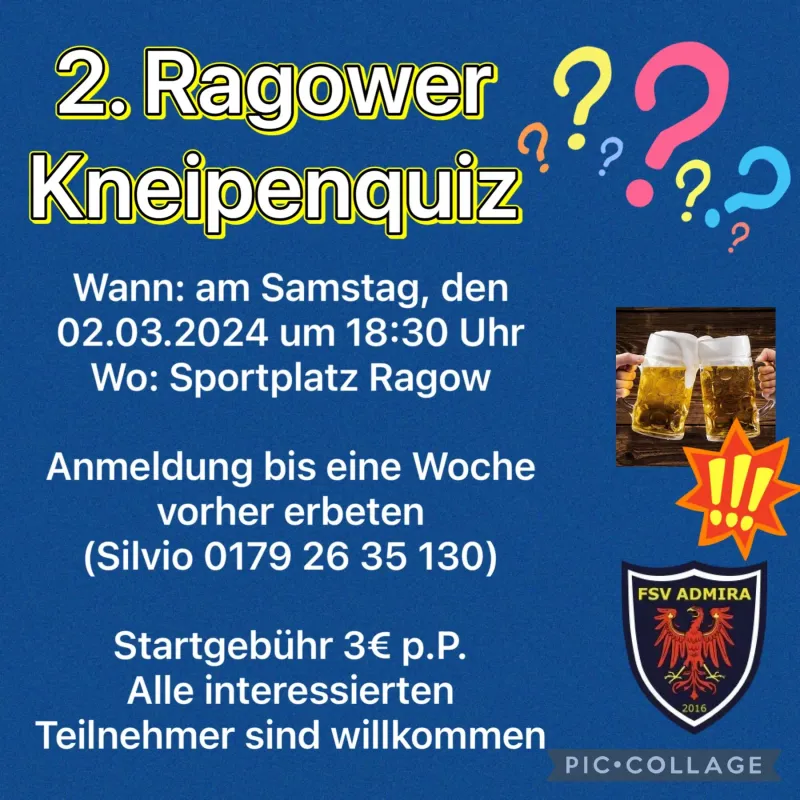 2. Ragower Kneipenquiz