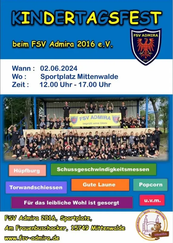 Kindertagsfest diesen Sonntag