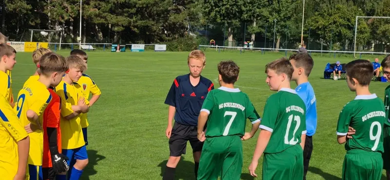 Jungschiedsrichter im Einsatz