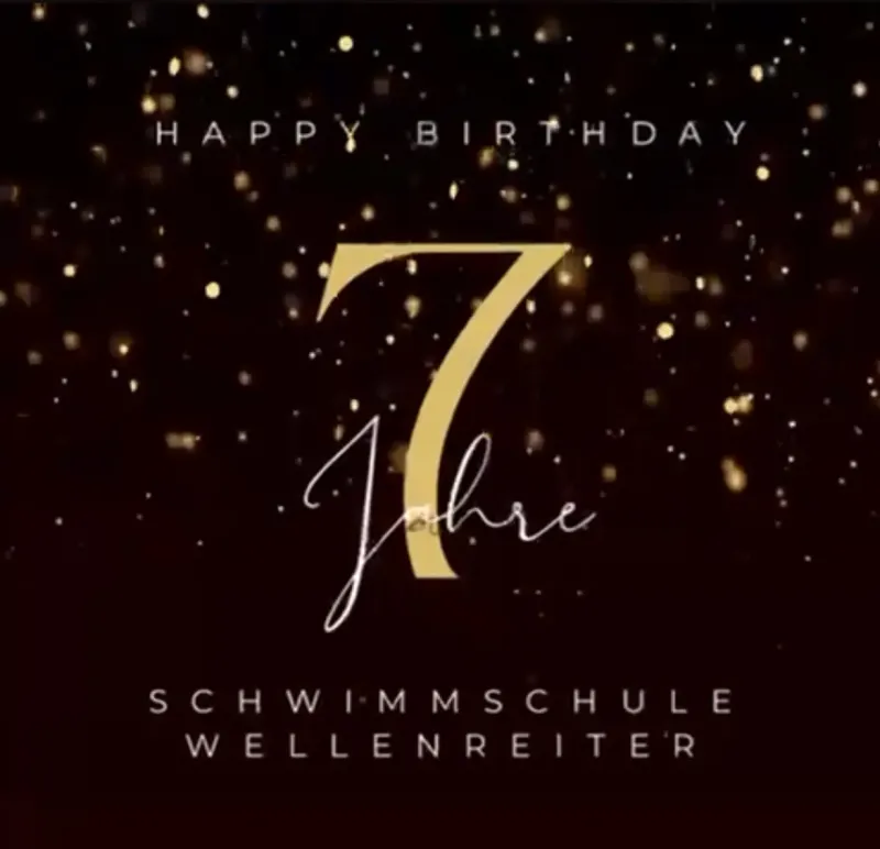 Herzlichen Glückwunsch zum 7. Geburtstag