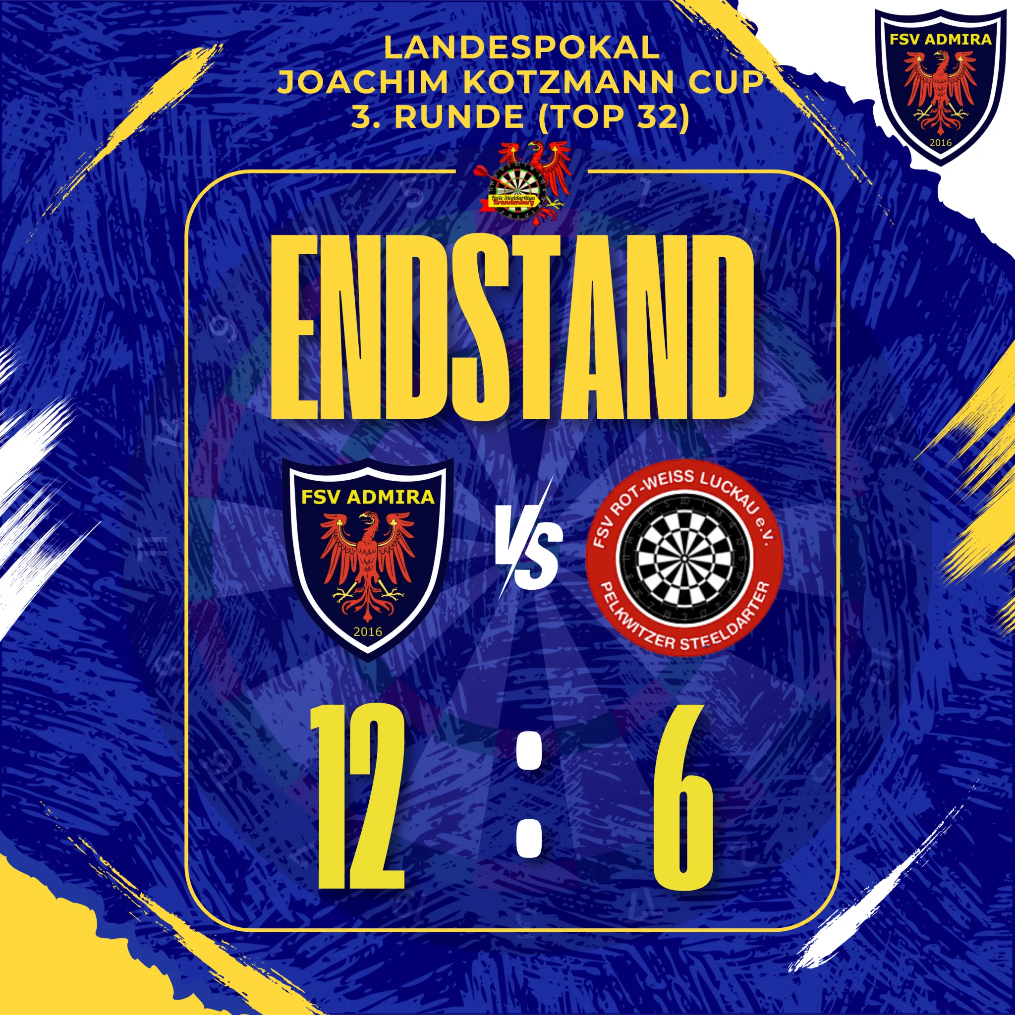 🎯 SPIELBERICHT | Landespokal – 3. Runde (Top 32) 🎯 FSV Admira 2016 🆚 Pelkwitz