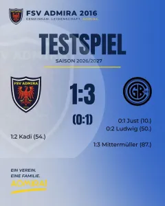 1:3 Endstand im Testspiel