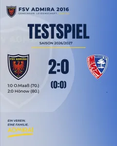 Endstand im Testspiel 💙🤍💛