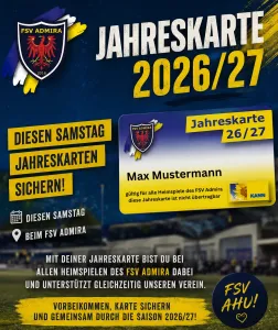 Jahreskarten Saison 2026/27 💙🤍💛