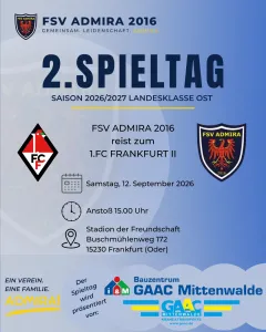 NÄCHSTER SPIELTAG! 