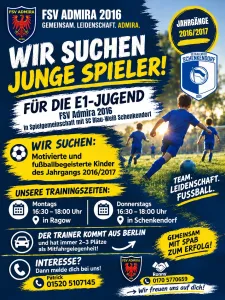 JUNGE KICKER GESUCHT! 💙🤍💛