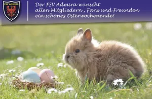🐰🌷 Frohe Ostern vom FSV Admira!